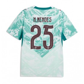 Pánské fotbalový oblečení Portugalsko Nuno Mendes #25 Venkovní košile MS 2026 Krátkým Rukávem